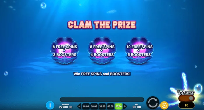 Manta Mayhem – valg af musling i Clam The Prize
